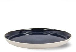 Bitz Farfurie pentru cină GASTRO 27 cm, alb / întuneric albastru, gresie, Bitz (BITZ37542)