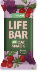 Lifefood Lifebar Oat Snack ovocný BIO 40 g Aromă: fructe (2005)