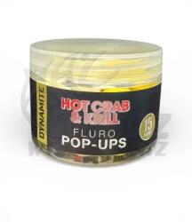 Dynamite Baits Hot Crab & Krill Fluro Pop Ups 15mm - Pop-Up Csali (DY1638)