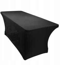  Elasztikus asztaltakaró, PoliészterElasztán, 240x80 cm, Fekete (186905847)
