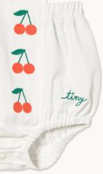 Tinycottons Бебешко боди от памук Tinycottons MINI CHERRIES TWILL BODY (SS26.315)