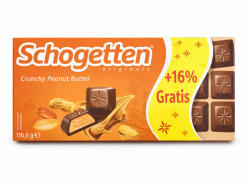 Schogetten táblás tejcsokoládé sós mogyorókrémmel - 116, 6g
