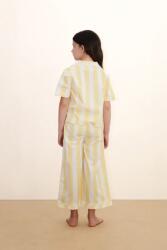 Tinycottons Детска памучна пижама Tinycottons YELLOW STRIPES SET (SS26.479)