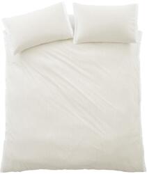 Bianca Krémszínű kétszemélyes háromrészes pamut-perkál ágyneműhuzat 200x200 cm Seersucker Woven Stripe - Bianca