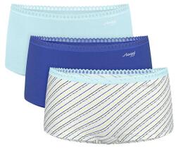 Sloggi 3pack chiloți organici SLOGGI GO CRUSH short albastru, XL