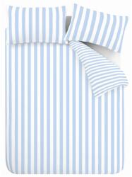 Sassy B Fehér-kék kétszemélyes háromrészes ágyneműhuzat 200x200 cm Stripe Tease - Sassy B