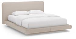 Micadoni Világosbarna kárpitozott franciaágy 160x200 cm Linea - Micadoni