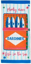 Catherine Lansfield Prosop de plajă din bumbac 76x160 cm Sardines - Catherine Lansfield Prosop