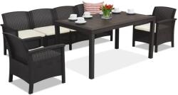 BICA Venezia Apetito Max 6 Bica technorattán kerti bútorok, barna (BCHVEN6BR)