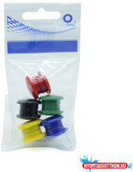  Mágnes 20mm, 10 db-os 5 féle vegyes színek Bluering® (JJ411310A2012)