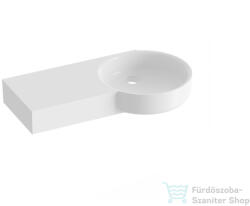RAVAK ARC 83/43 mosdó túlfolyó és csaptelep furat nélkül, balos XJXL1383000 (XJXL1383000)