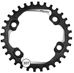 Funn Solo első lánckerék, 32T, 4x96 mm (aszimmetrikus), 1x10-11s, narrow-wide, alumínium, fekete