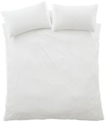 Bianca Világosszürke egyszemélyes pamut-perkál ágyneműhuzat 135x200 cm Seersucker Woven Stripe - Bianca