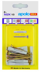 CELO MZ univerzális műanyag dűbel 6x40+4, 5x50 facsavar 10db / bliszter