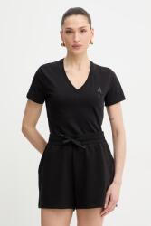 Giorgio Armani pamut póló - fekete S - answear - 28 990 Ft