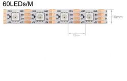  Banda led SMLIGHT WS2812B 60 LED/m IP30 Alb 5m (WS2812B)
