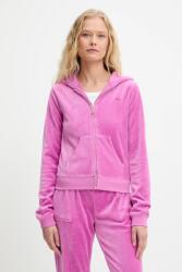 Juicy Couture felső HERITAGE ROBYN HOODIE - rózsaszín M