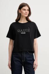 Gaudi t-shirt - fekete L - answear - 18 990 Ft