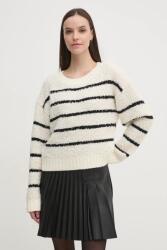 Oui gyapjúkeverék pulóver - bézs 34