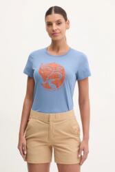 Fjallraven t-shirt Arctic Fox - kék M