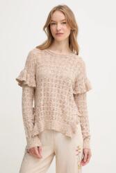 Hoss Intropia vászonkeverék pulóver - bézs XS/S