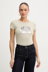 Giorgio Armani pamut póló - zöld S - answear - 25 990 Ft