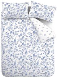 Bianca Kék egyszemélyes pamut-perkál ágyneműhuzat 135x200 cm Thea Floral - Bianca