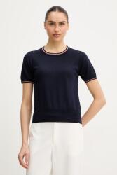 Luisa Spagnoli gyapjú póló Metella - sötétkék S