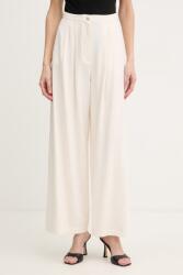 Marella nadrág lenkeverékből MLMALAMARONOFOU - bézs 40