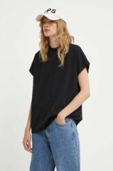 Won Hundred pamut póló - fekete S - answear - 32 990 Ft