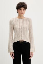 Sisley pamut pulóver - bézs L - answear - 18 590 Ft