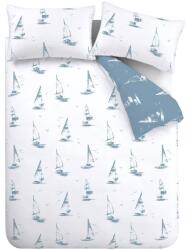 Catherine Lansfield Kék egyszemélyes ágyneműhuzat 135x200 cm Salcombe Boats - Catherine Lansfield