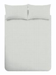 Catherine Lansfield Zöld kétszemélyes háromrészes ágyneműhuzat 200x200 cm Bamford Gingham Check - Catherine Lansfield