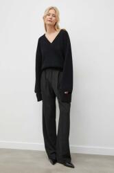 Herskind gyapjú pulóver - fekete XS