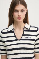 Oui pamut pulóver - bézs 40