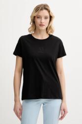Giorgio Armani pamut póló - fekete L - answear - 16 590 Ft