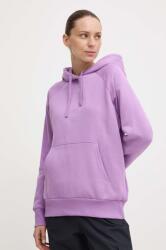 Under Armour kapucnis melegítőfelső női pamuttal UA Rival Fleece - lila XS