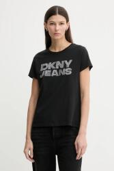 DKNY t-shirt - fekete S - answear - 19 990 Ft