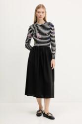 Desigual ruha RAYA HIBRIDA - fekete M