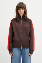 Wales Bonner kardigán Tide Track Top - barna XS