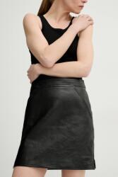 Bally bőr szoknya - fekete L