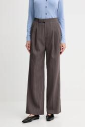 Isabelle Blanche gyapjú nadrág - barna L