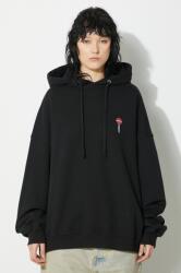 Fiorucci pamut melegítőfelső Black Lollipop Patch Hoodie - fekete L