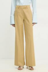 Answear. LAB széles szárú kosztümnadrág - sárga S