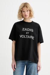 Zadig&Voltaire pamut póló - fekete S/M