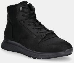 Ecco nubuk cipő Exostride Mid Warm - fekete Férfi 40