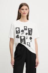 Weekend Max Mara pamut póló - fehér S - answear - 22 990 Ft