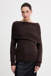Hoss Intropia pulóver gyapjúkeverékből - barna M