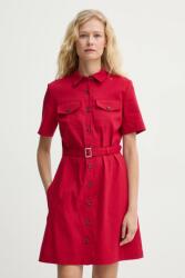 Theory vászon ruha - piros 34