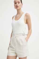 IRO vászonkeverék rövidnadrág - bézs 40 - answear - 51 990 Ft